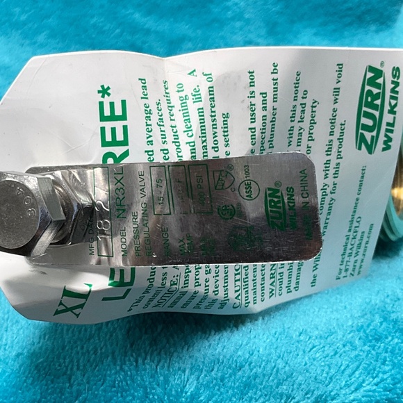 Zurn Wilkins Water Pressure Reducing Valve NR3XL 3/4” NWT - Picture 5 of 11